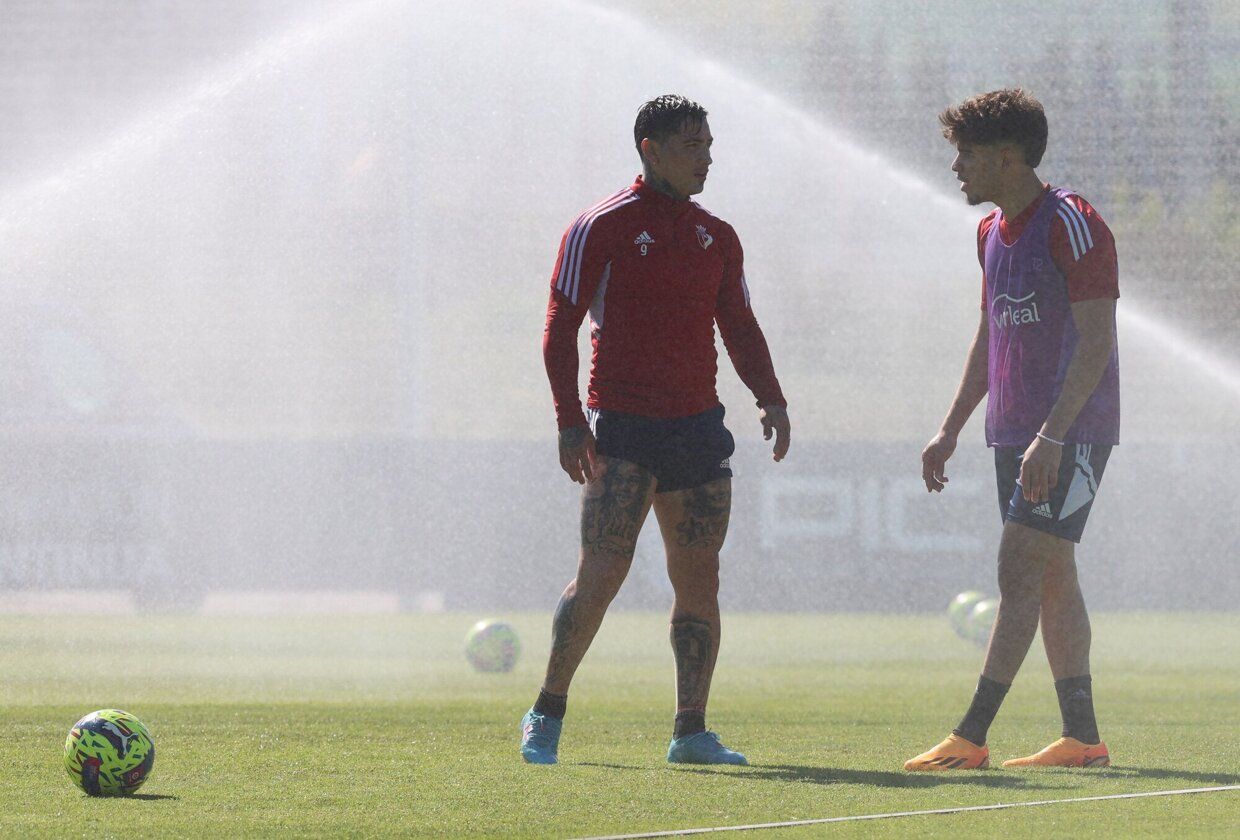 Entrenamiento de Osasuna del 18 de abril
