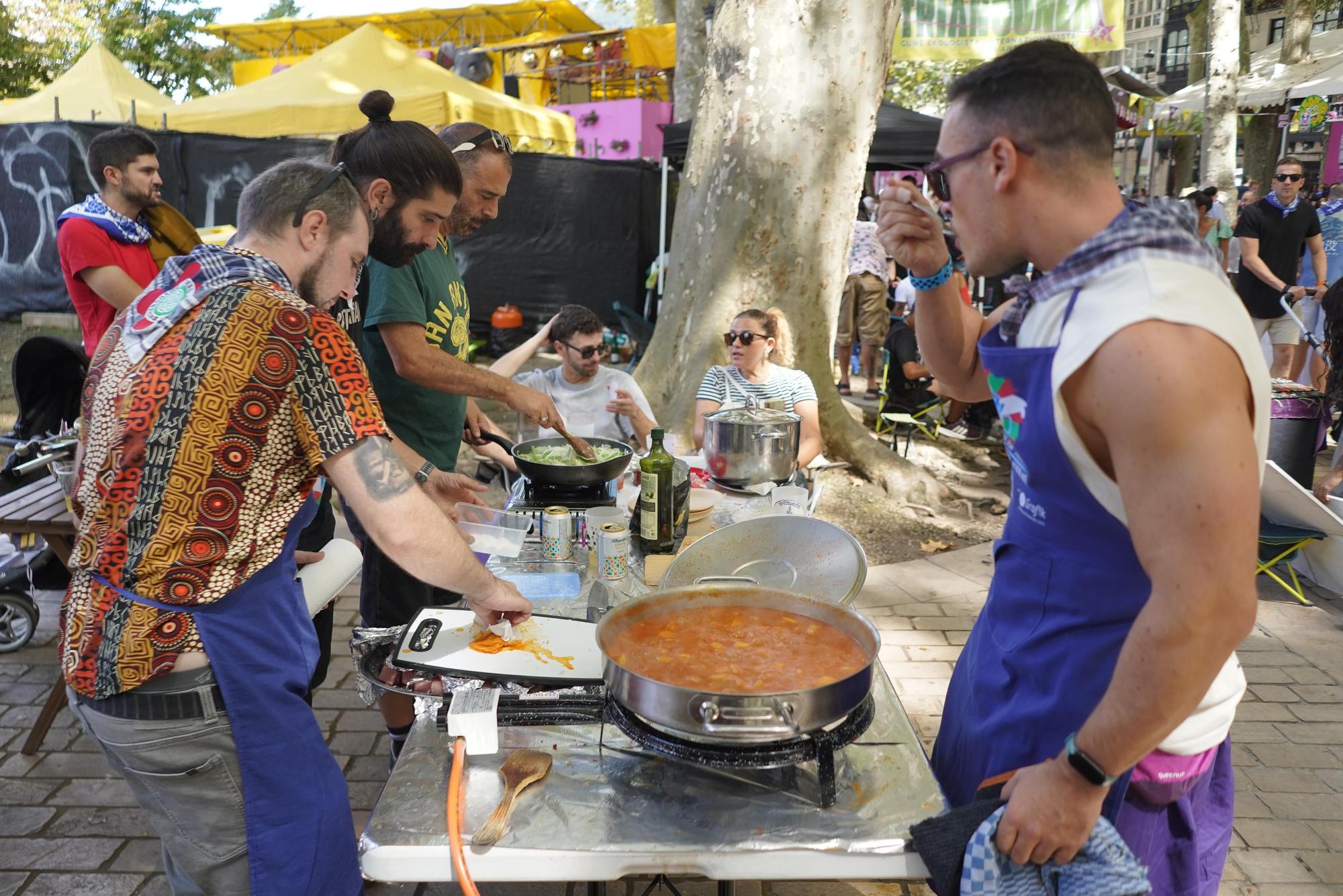 En imágenes: buen tiempo y gran ambiente en el último fin de semana de Aste Nagusia