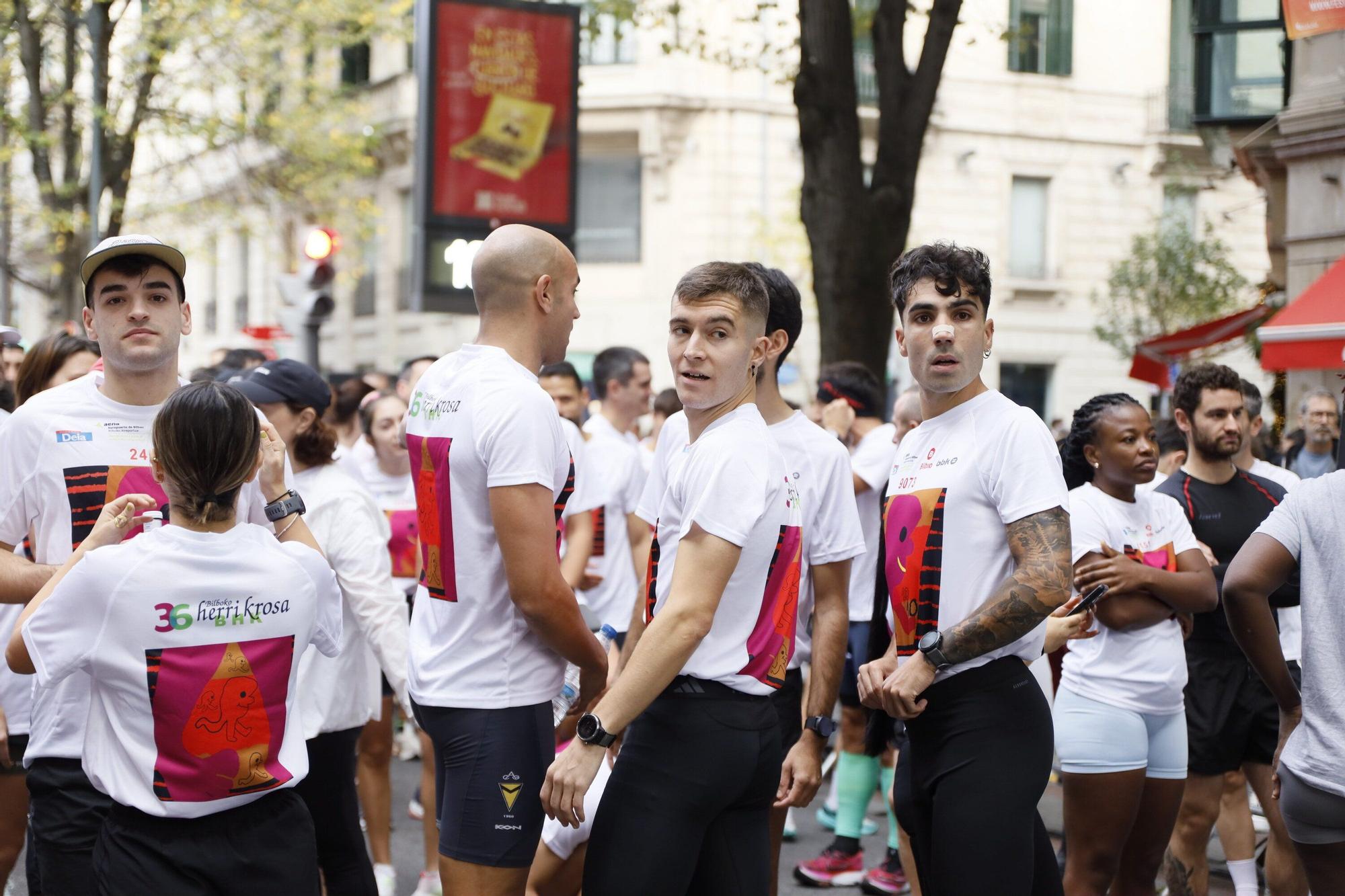 En imágenes: la Herri Krosa calienta motores en Bilbao