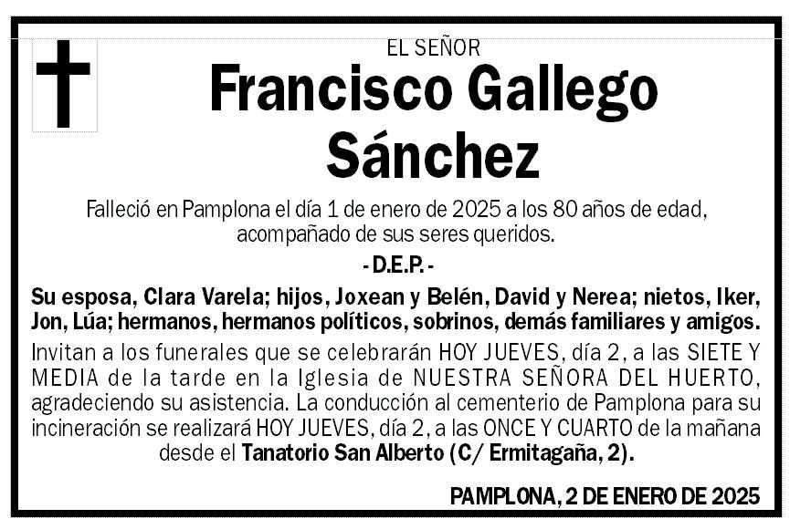 Francisco Gallego Sánchez