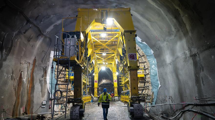 En las &#039;tripas&#039; del tanque de tormentas de Galindo en Sestao
