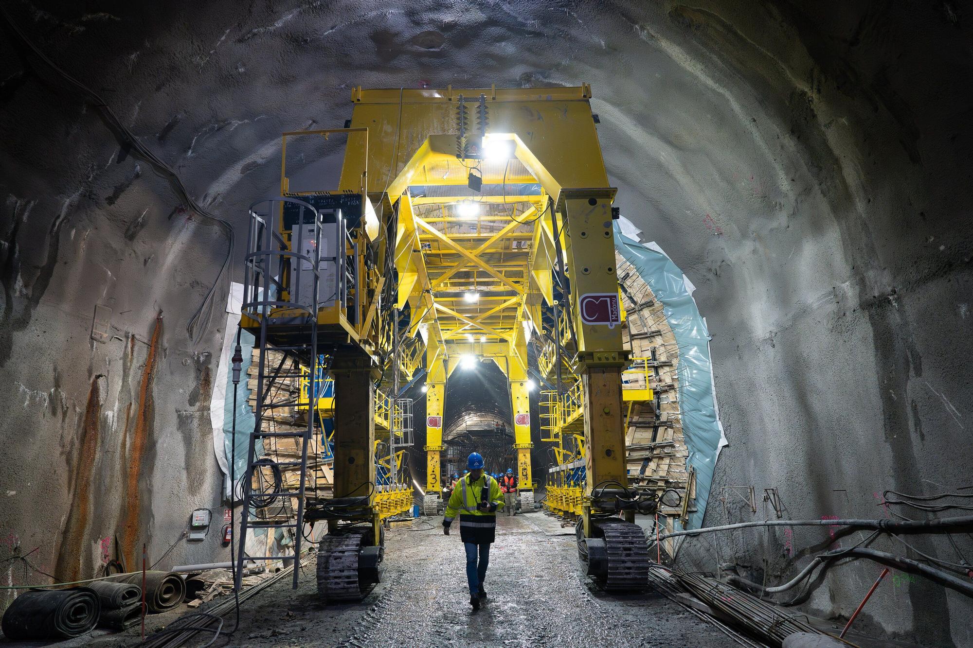 En imágenes: así es el tanque de tormentas de Galindo en Sestao