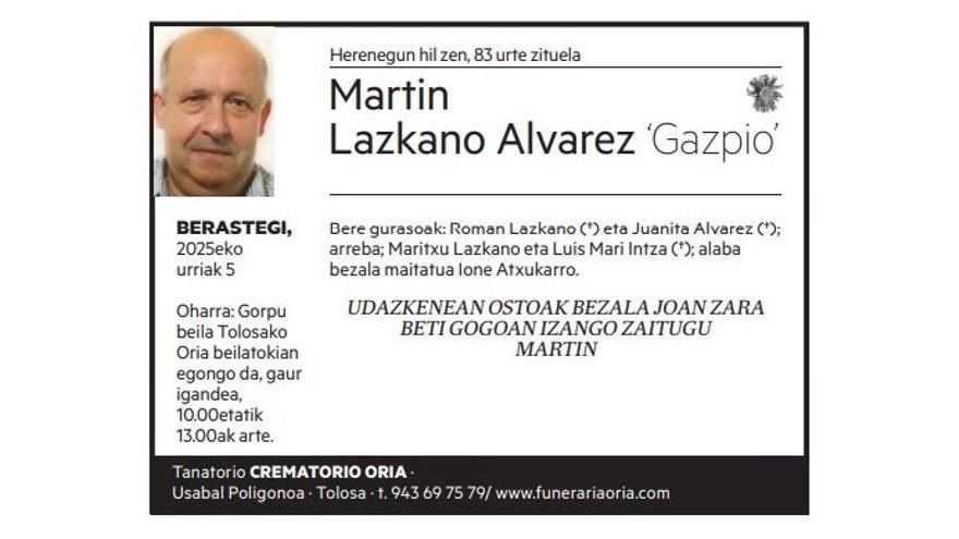 Martin Lazkano Alvarez