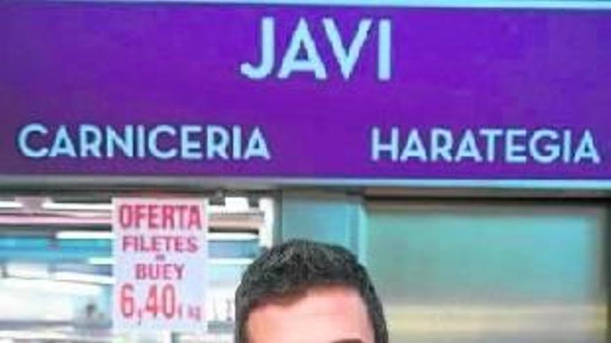 El cómico vallisoletano Quique Matilla, en el mercado.