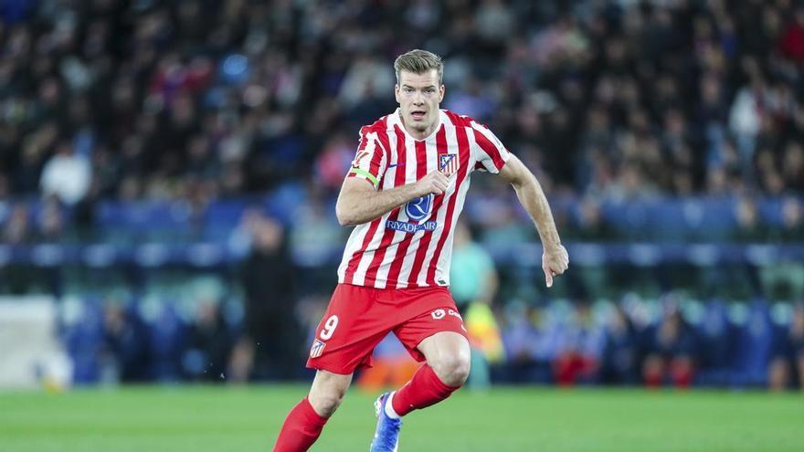 Alexander Sorloth, trasladado a un hospital por un traumatismo con "fuerte herida incisocontusa"