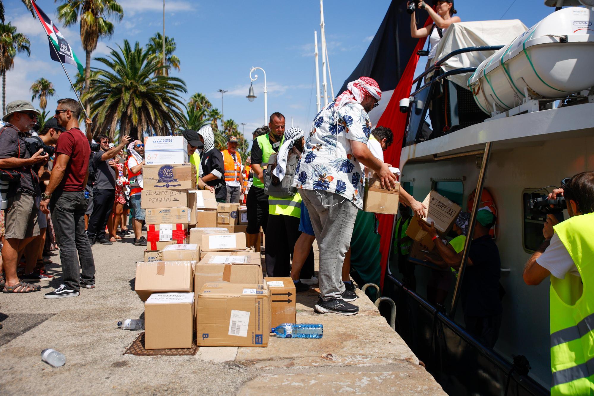 Fotos: La flotilla Global Sumud zarpa rumbo a Gaza