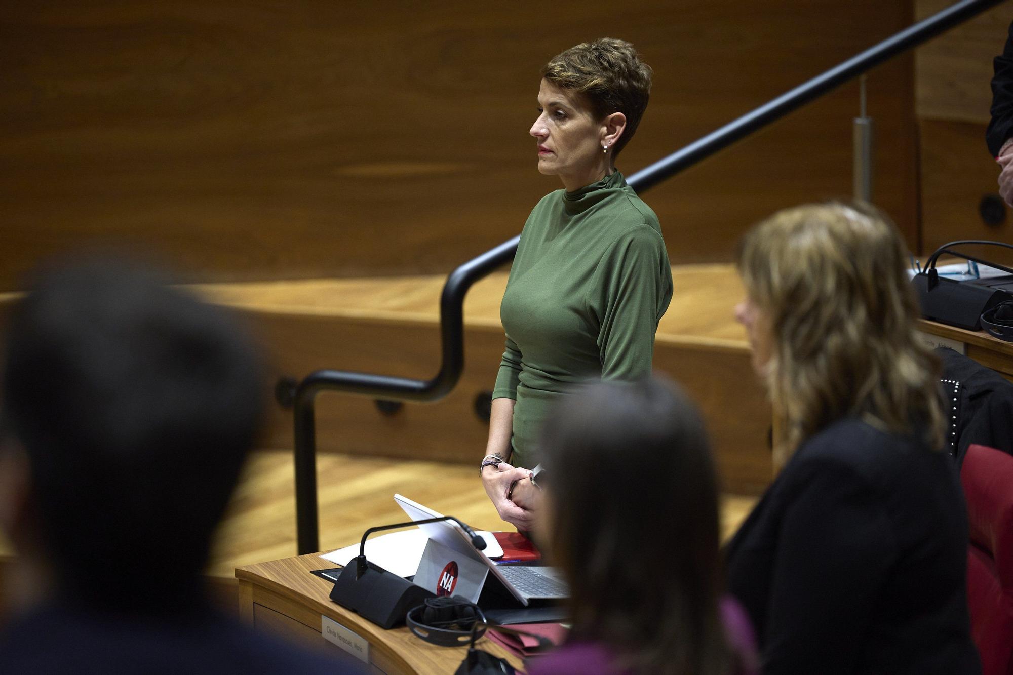 Fotos del pleno del Parlamento de Navarra del jueves 30 de octubre