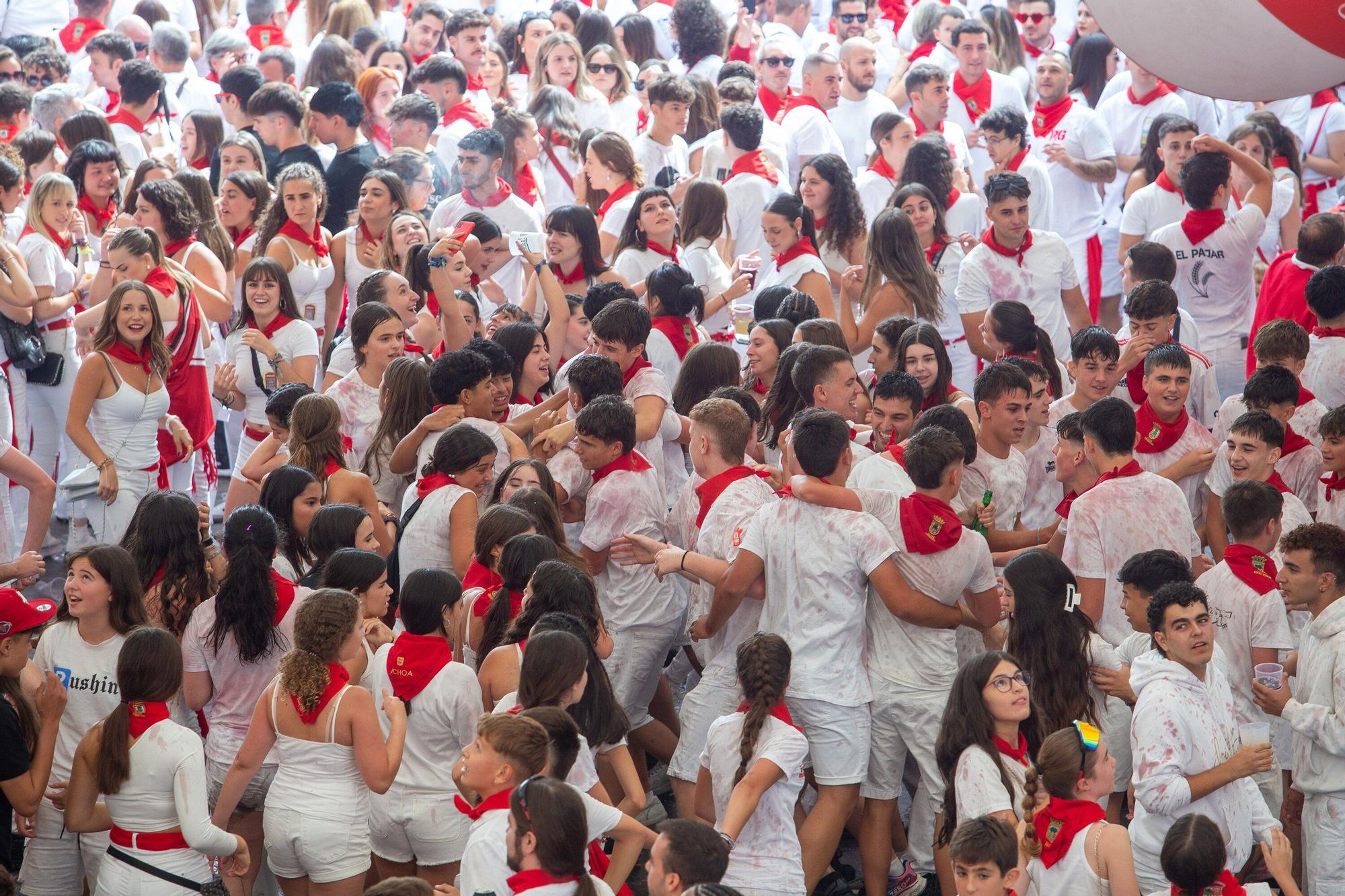 Fotos del cohete de fiestas de Olite 2025