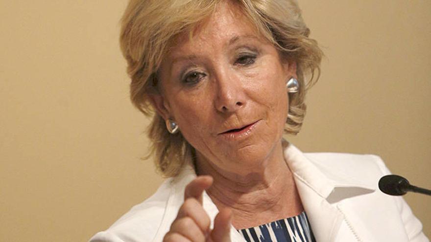 Esperanza Aguirre, expresidenta de la Comunidad de Madrid.