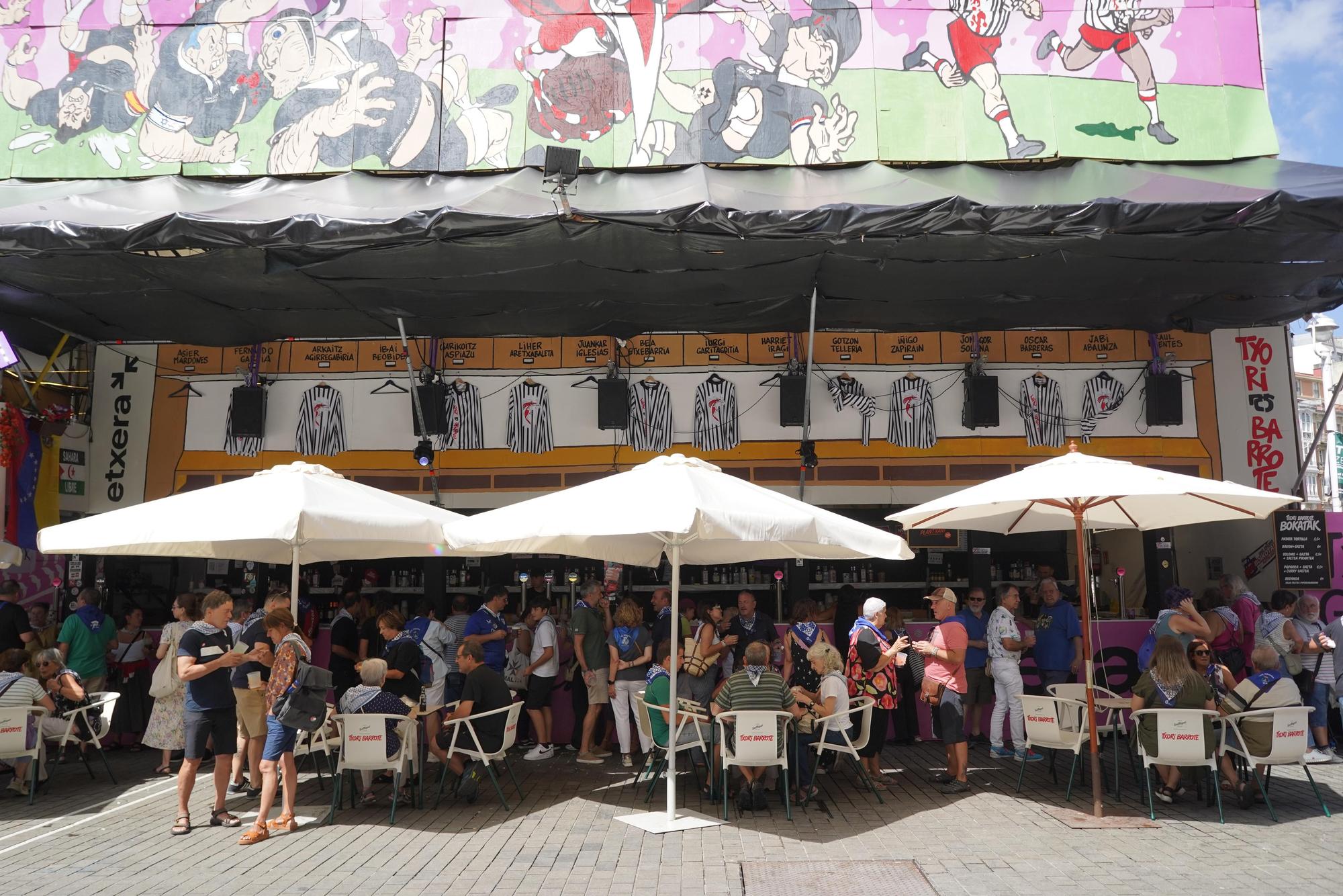 En imágenes: buen tiempo y gran ambiente en el último fin de semana de Aste Nagusia