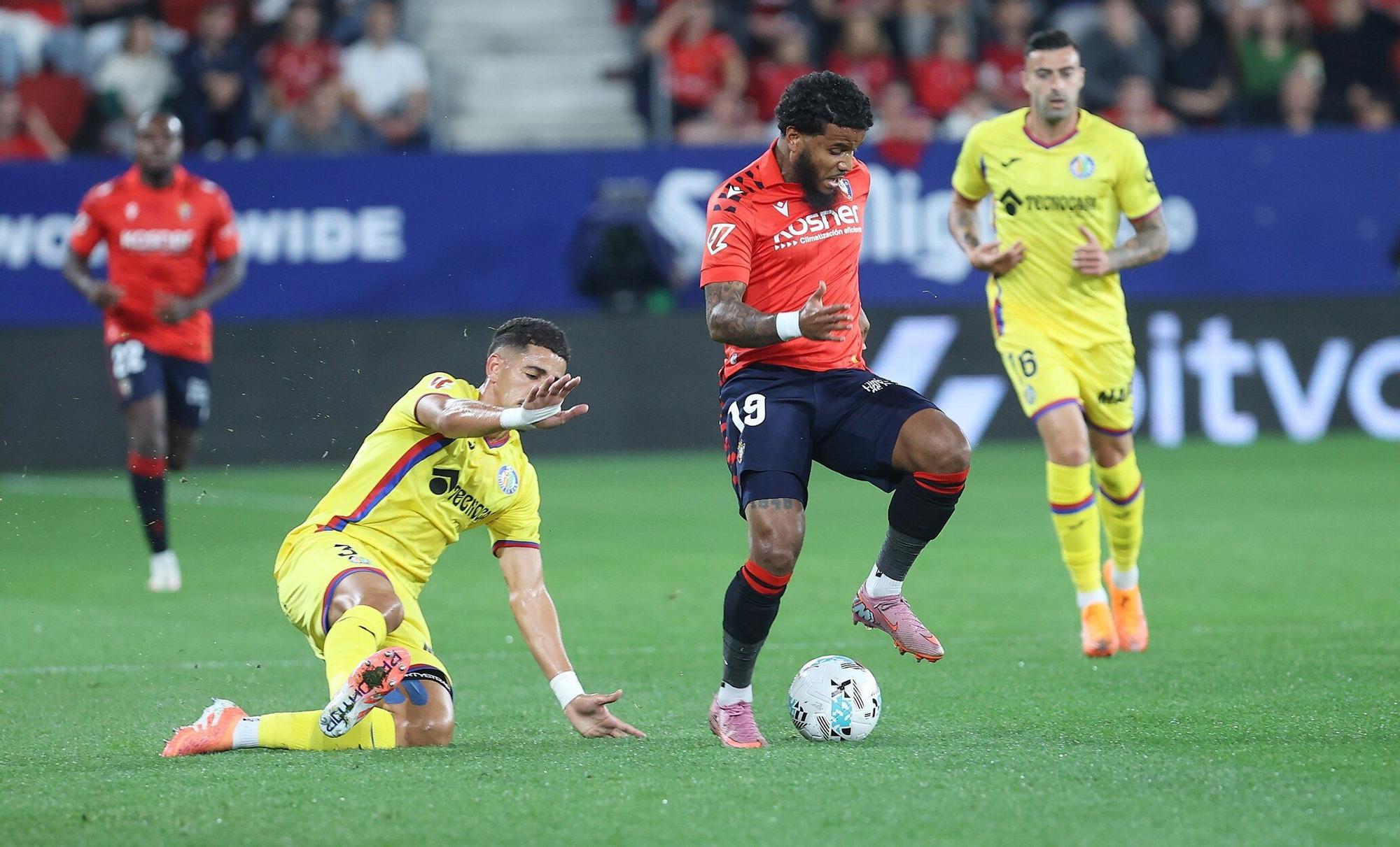 Fotos del Osasuna-Getafe en El Sadar
