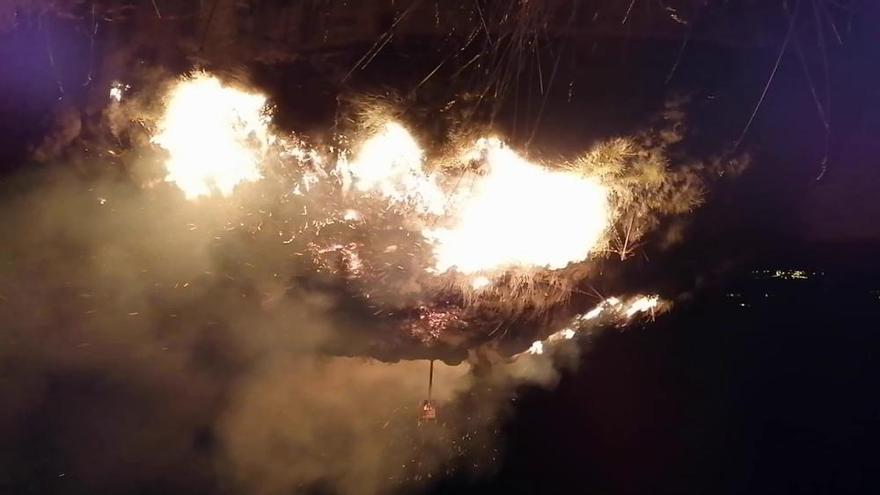 Incendio en el Monte San Cristóbal