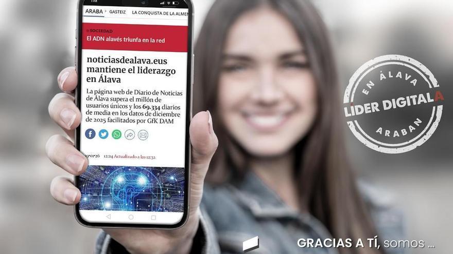 DIARIO DE NOTICIAS DE ÁLAVA reafirma su liderazgo en audiencia digital en el territorio