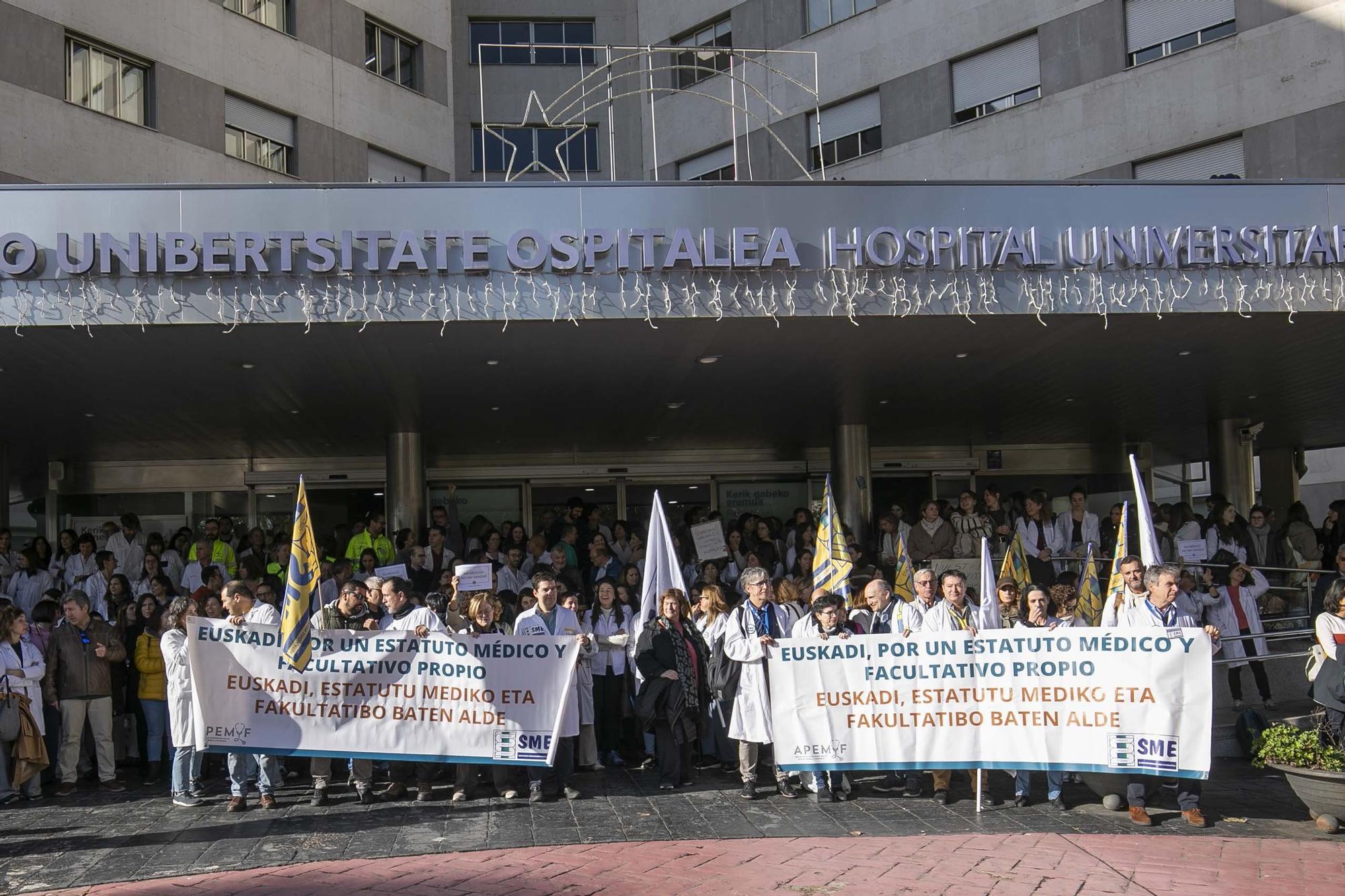 Los médicos de Gasteiz se movilizan por un Estatuto propio