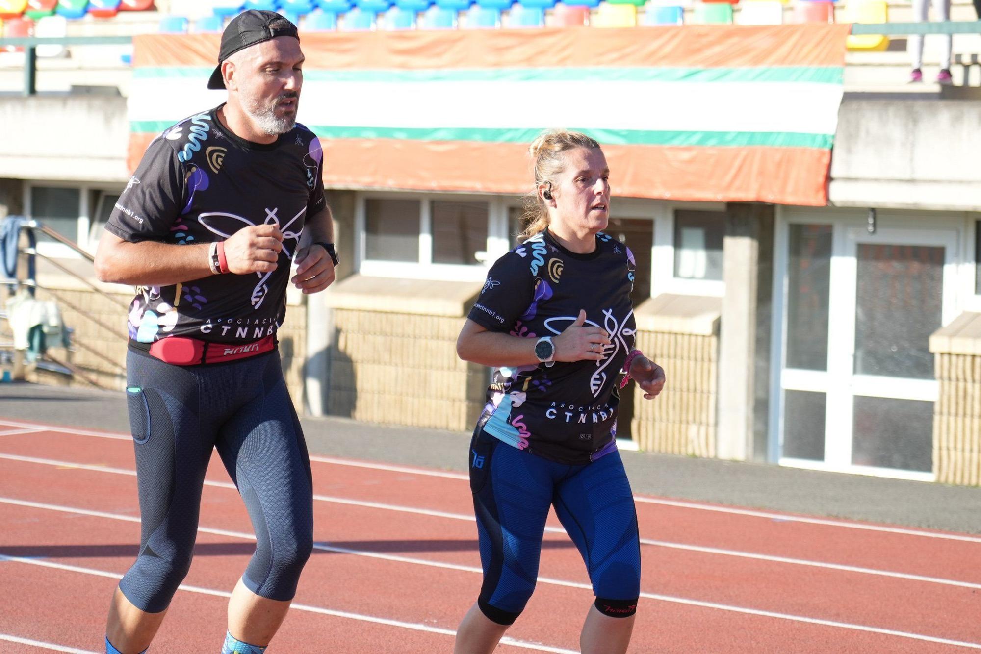 Basauri arropa a Yeray González en la final de su reto '12 maratones en 12 meses' por la asociación CNTTB1