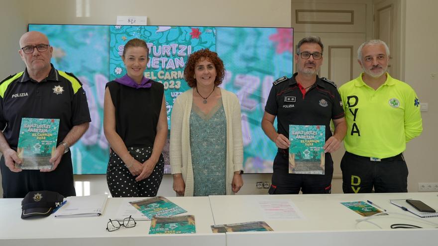 Cerca de 80 agentes velarán por la seguridad de las fiestas de El Carmen de Santurtzi