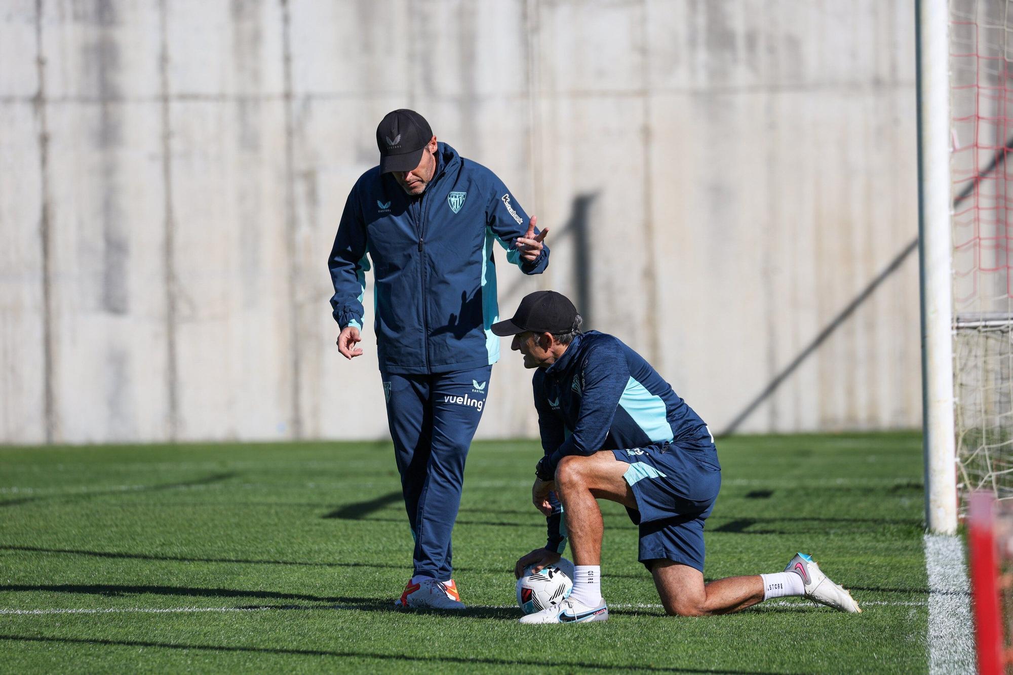Entrenamiento del Athletic en Lezama