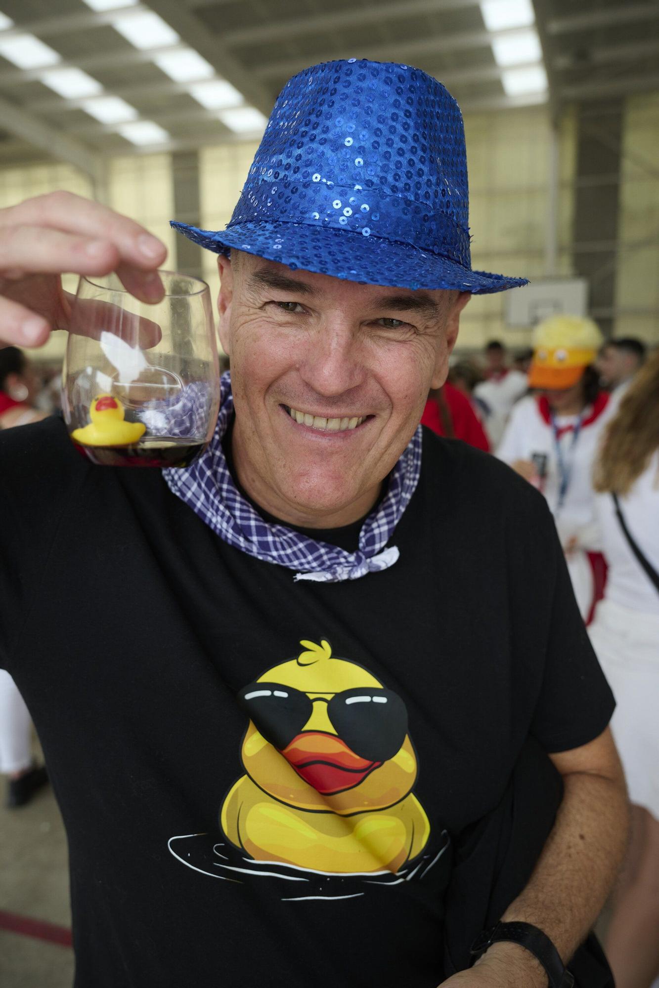 Fotos de la comida del pato en Zizur