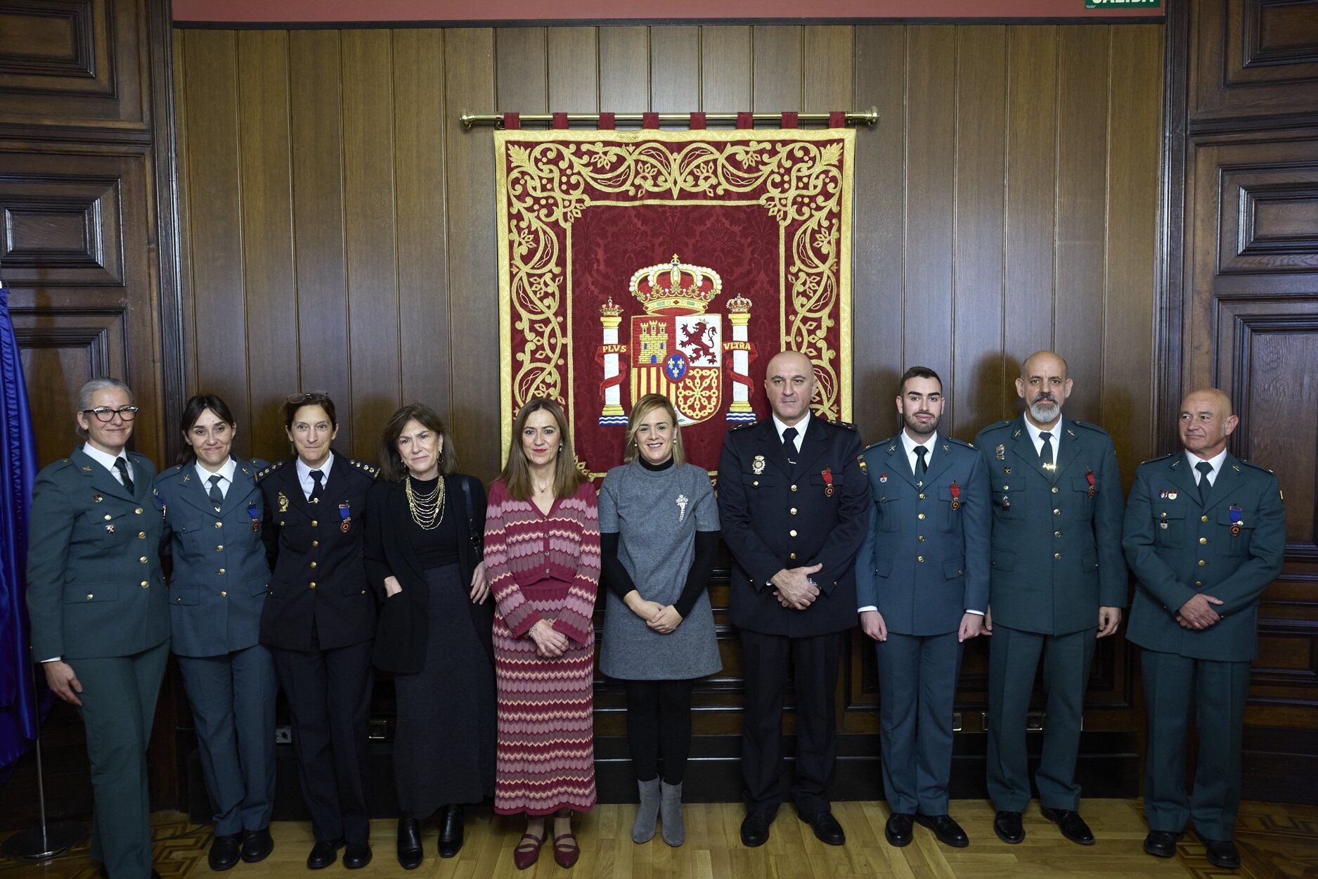 Imágenes del acto de entrega de las medallas de Cruz de la Orden de Isabel la Católica y del mérito de Protección Civil