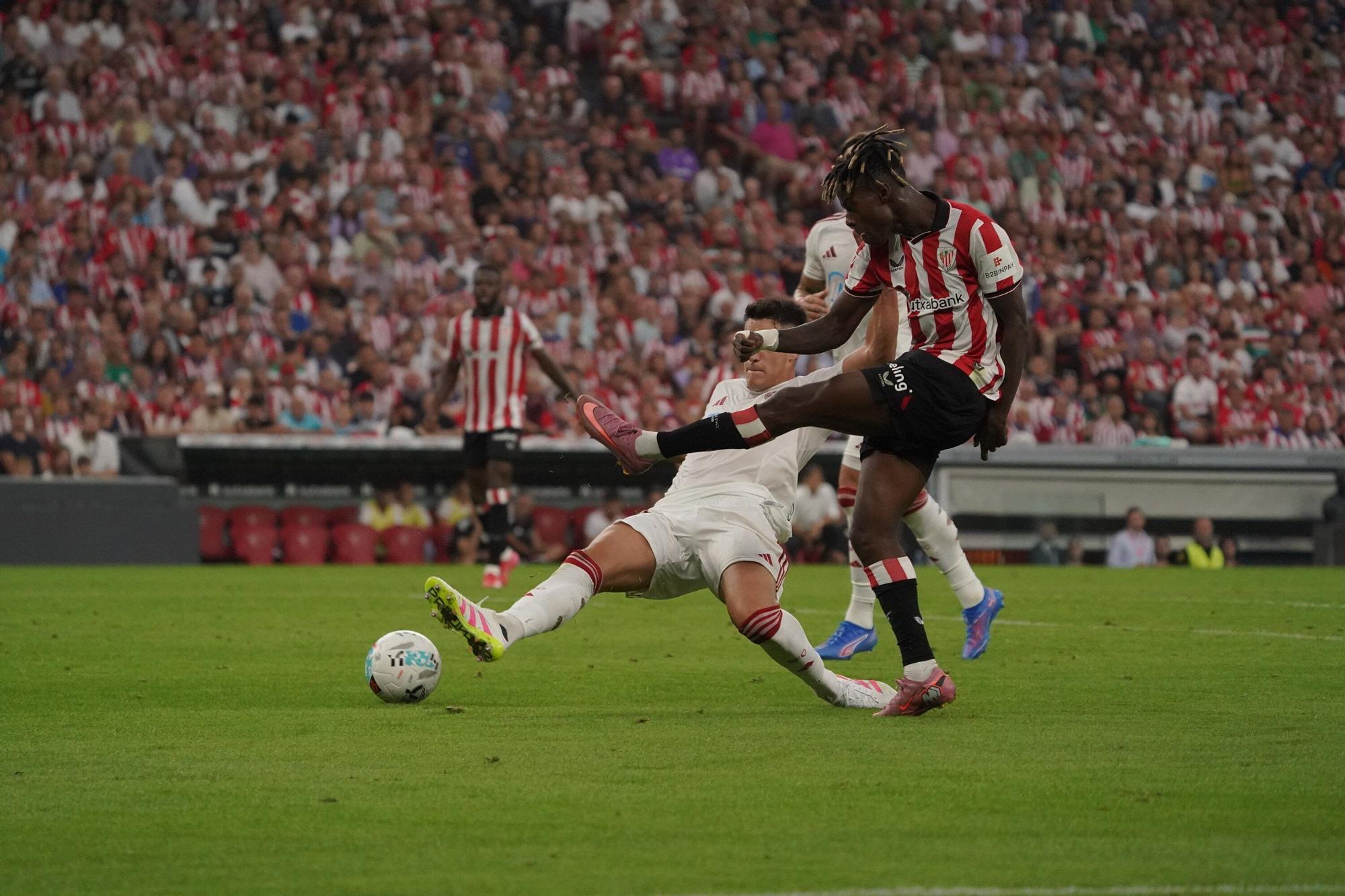 El Athletic-Sevilla, en imágenes