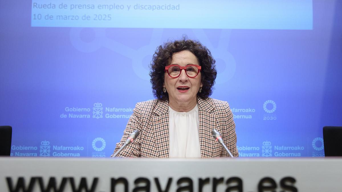 Mari Carmen Maeztu, consejera de Derechos Sociales, Economía Social y Empleo.
