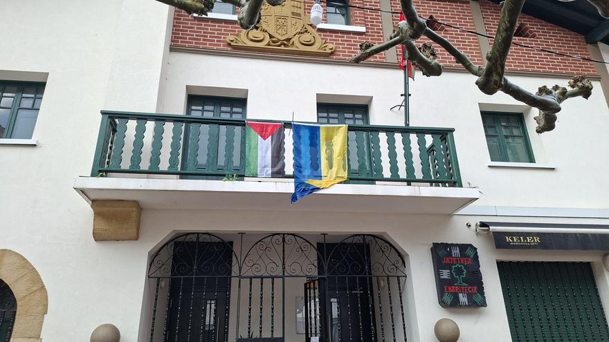 El PNV de Soraluze denuncia el robo de la bandera palestina del batzoki: &quot;Atenta contra la libertad de expresión&quot;