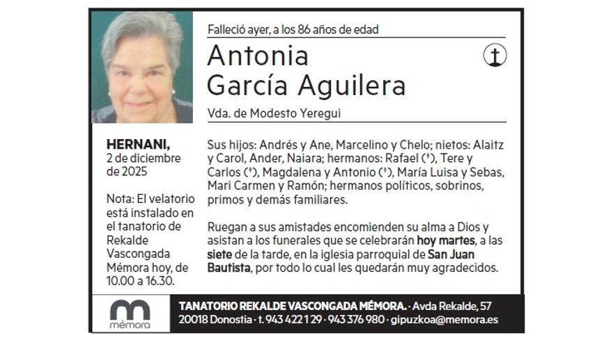 ANTONIA GARCIA AGUILERA