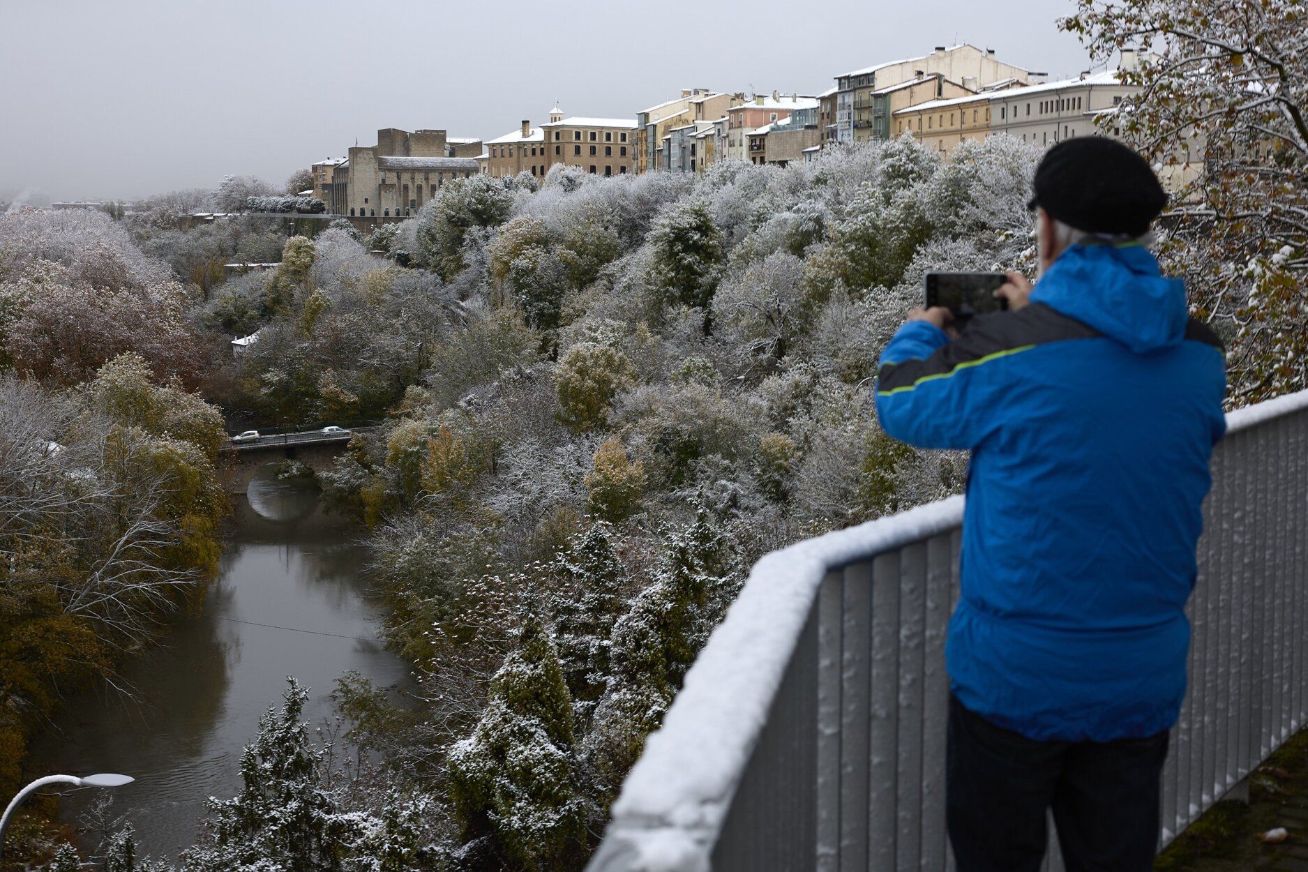 Nieve en Navarra.
