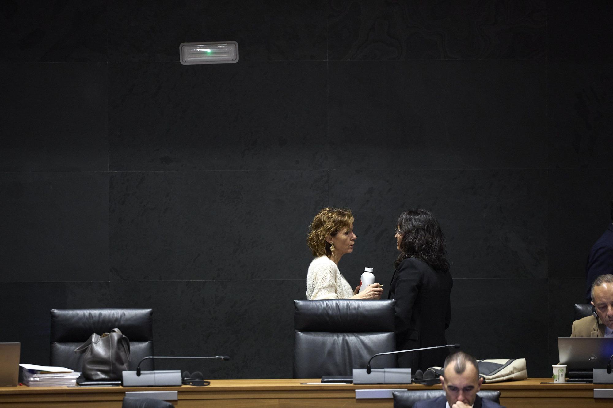Fotos del pleno del Parlamento de Navarra del jueves 30 de octubre