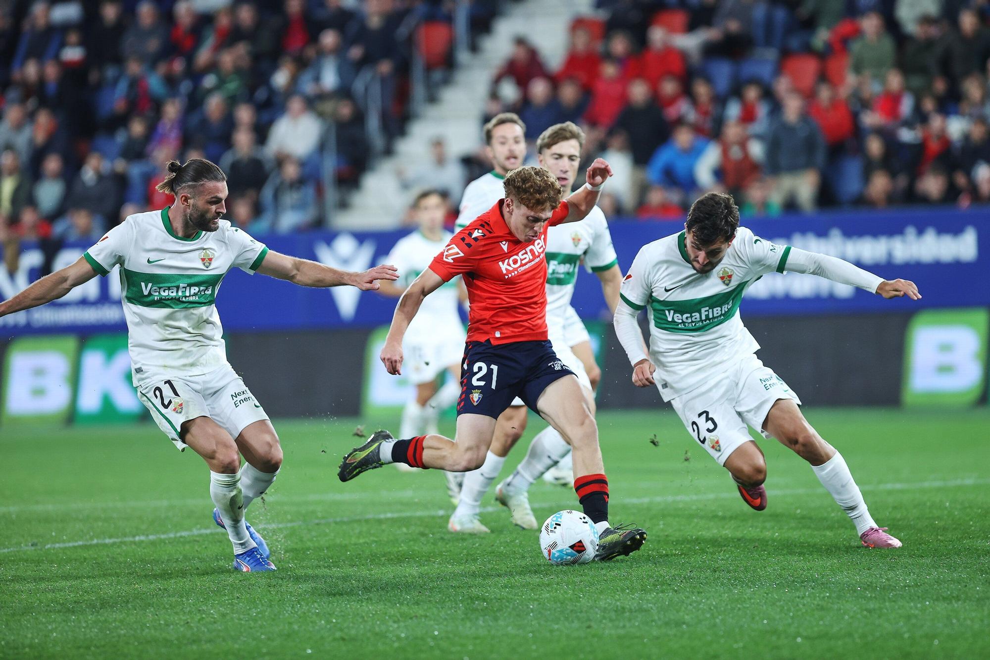 Las mejores imágenes del Osasuna-Elche