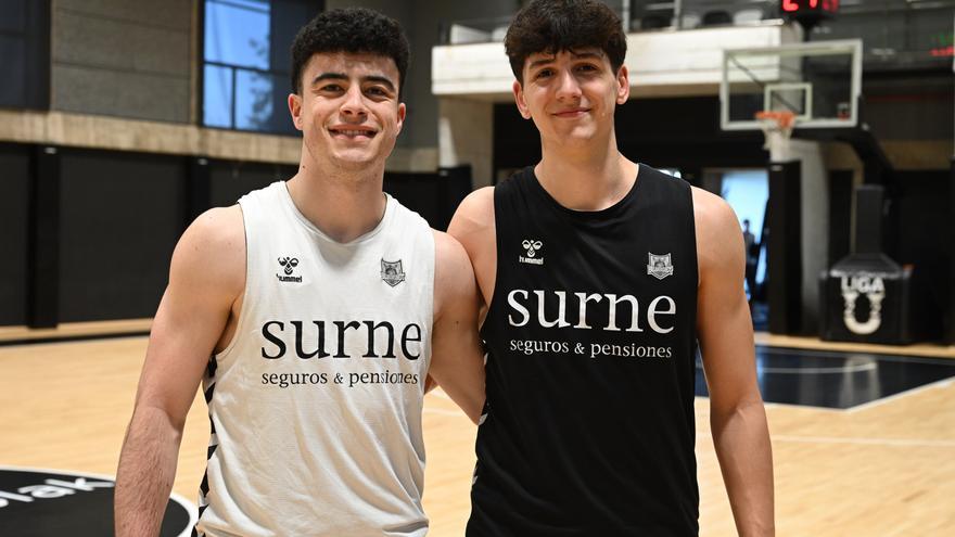 Kepa de Castro y Aimar Mintegui: la mirada de la ilusión ante la final del Surne Bilbao