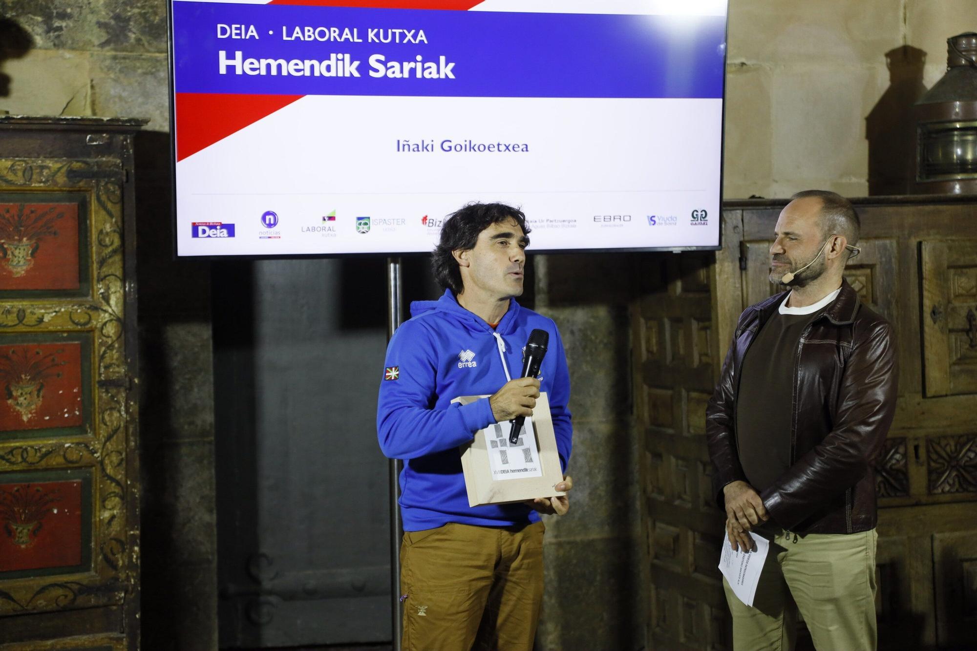 La gala DEIA Laboral Kutxa Hemendik Sariak Kostaldea, en imágenes