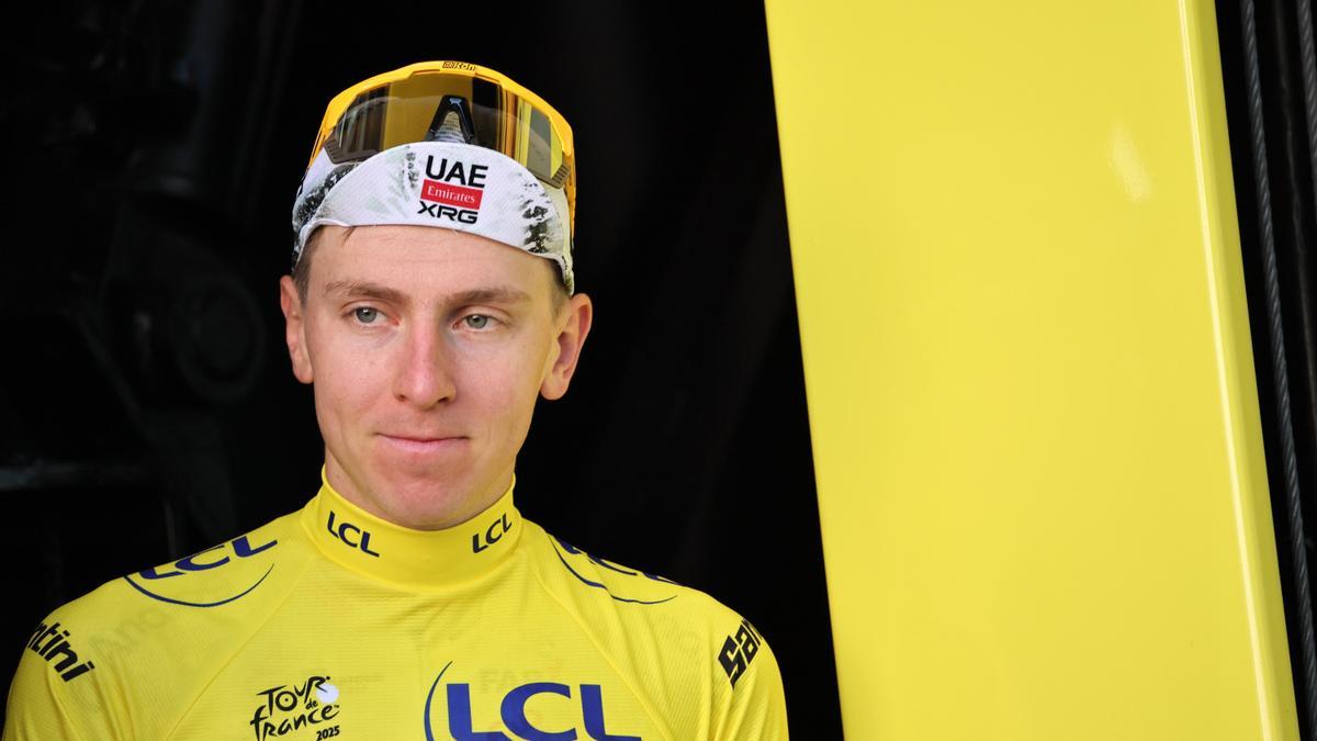 El ciclista esloveno Tadej Pogacar, reciente ganador del Tour de Francia