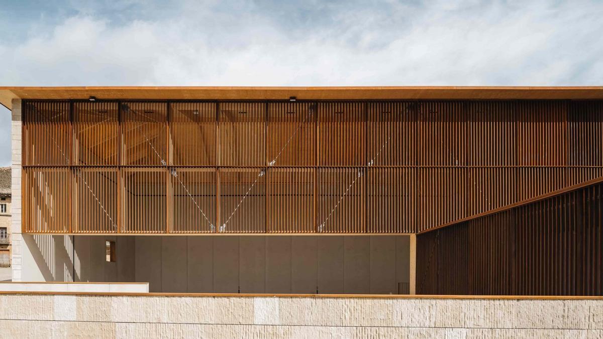 El frontón Maeztu, en Aguilar de Codés.