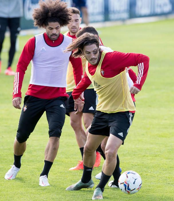 Osasuna vuelve al trabajo en Tajonar