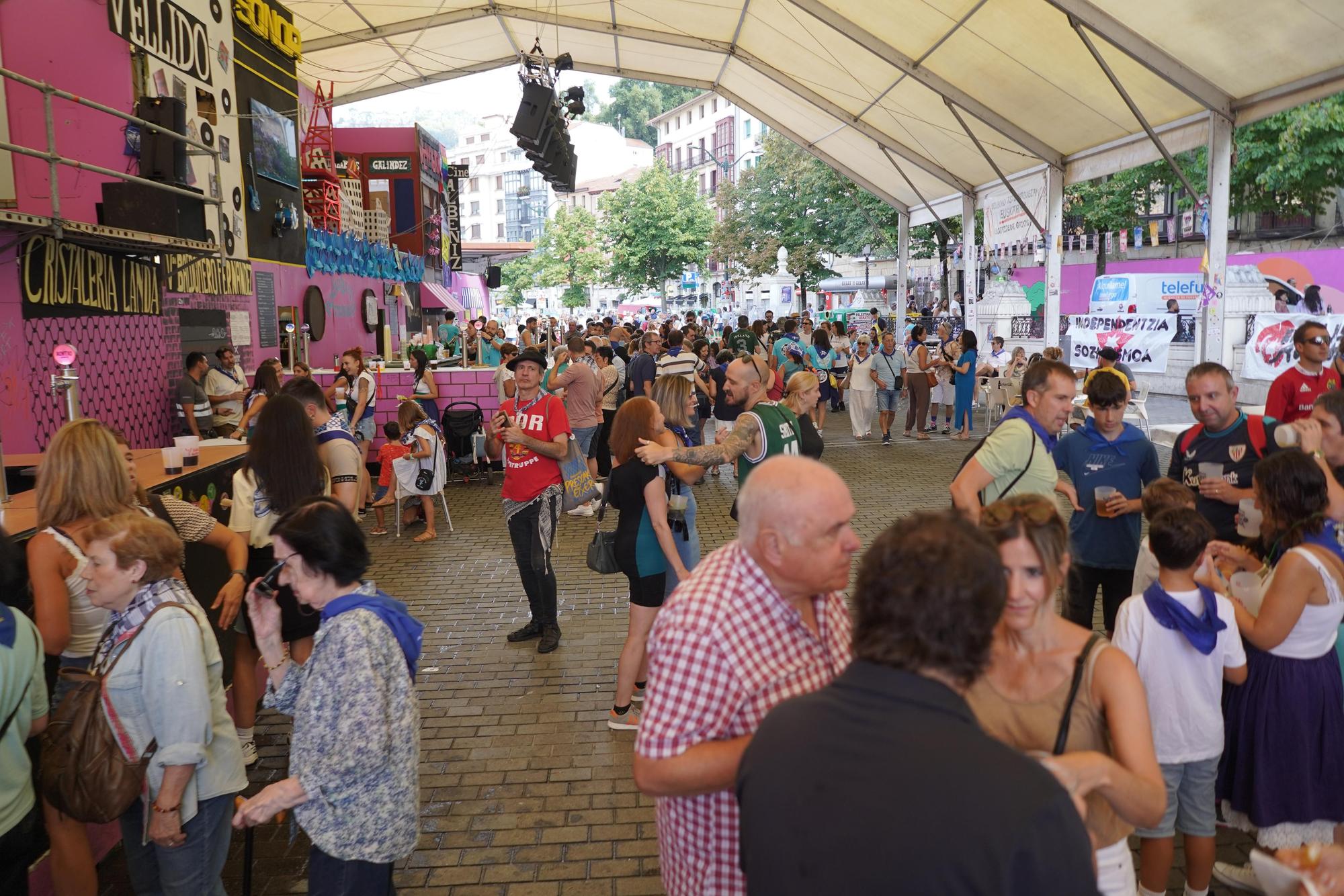 En imágenes: buen tiempo y gran ambiente en el último fin de semana de Aste Nagusia
