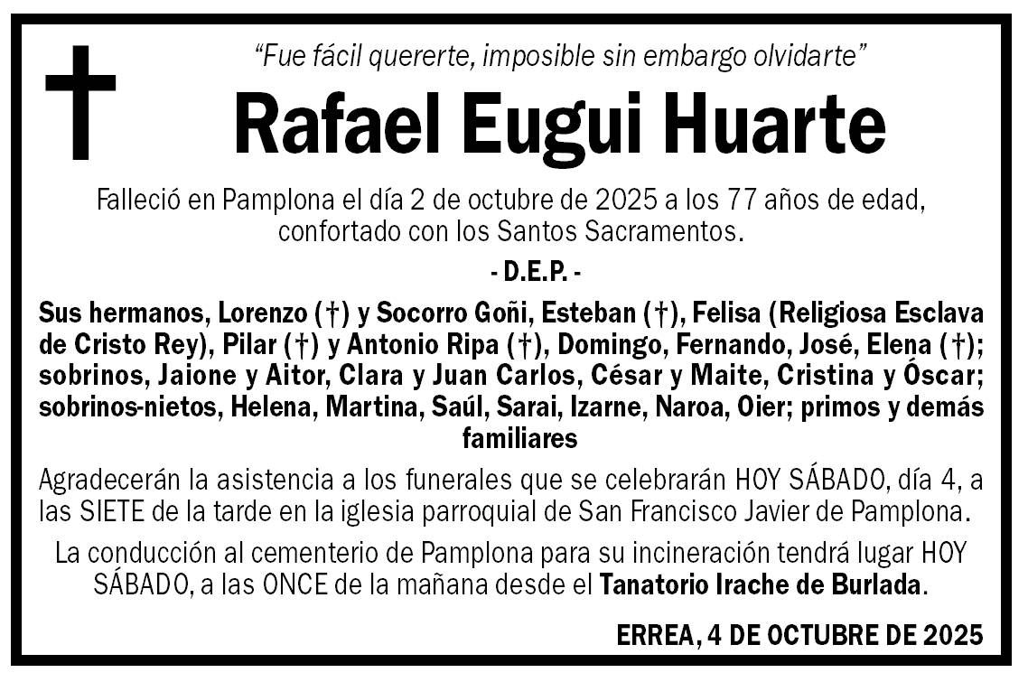 Rafael Eugui Huarte