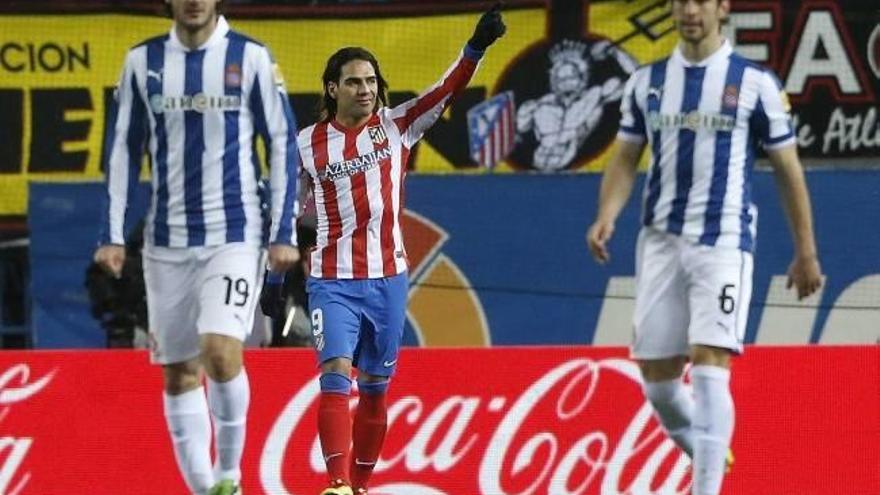 Falcao define; el Atlético, aguanta