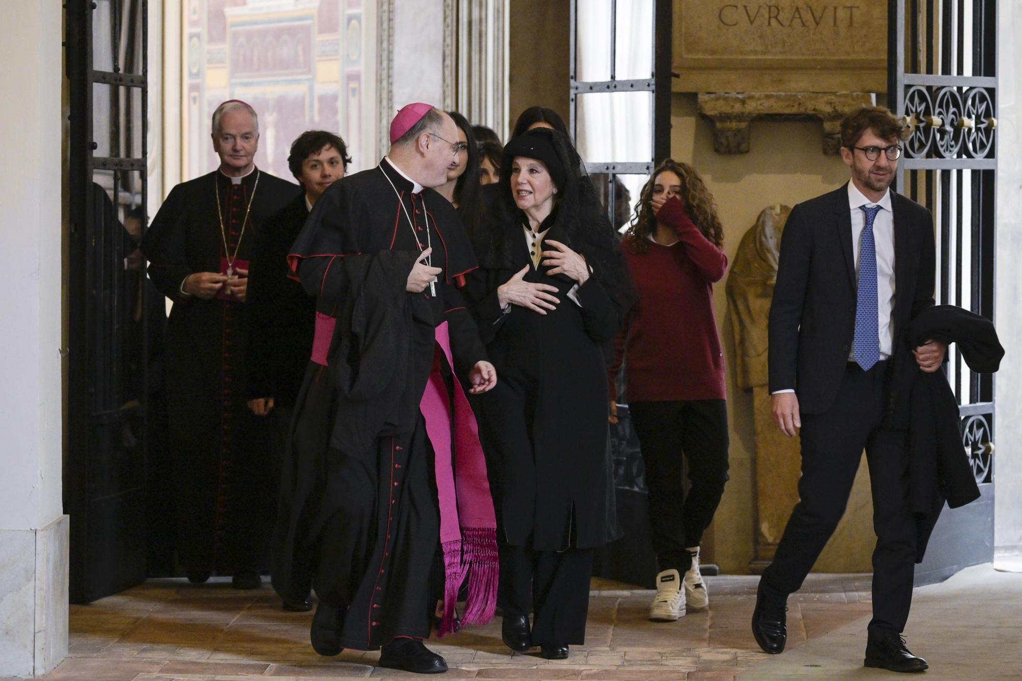 En imágenes: El Papa León XIV elige sus cuatro películas favoritas en un encuentro con personalidades del cine