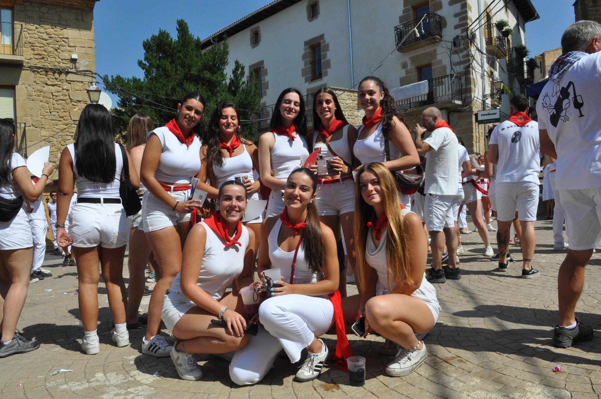 Imágenes del txupinazo de San Martín de Unx