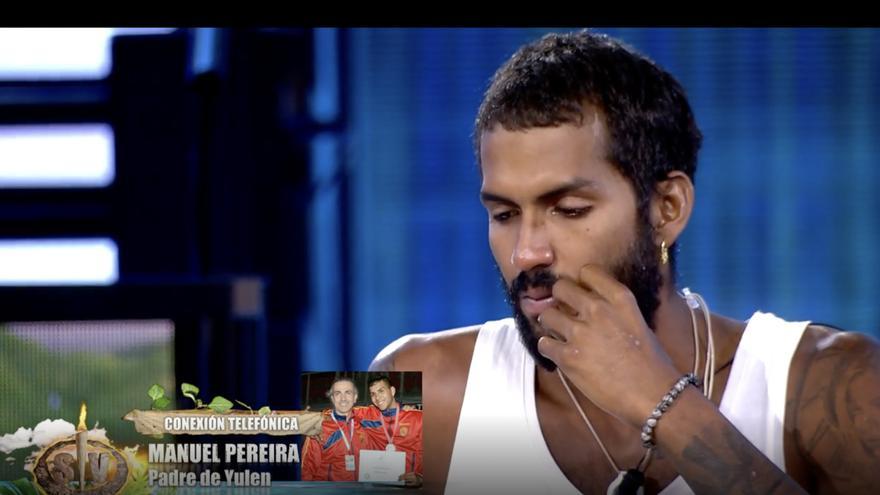 La tensa llamada del padre de Yulen Pereira en directo en ‘Supervivientes’