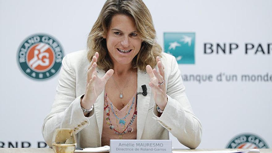 Amelie Mauresmo, directora del Roland Garros.