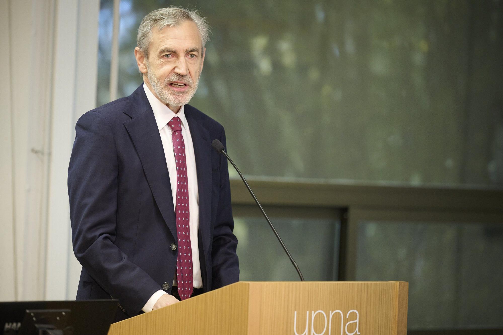 Fotos de la toma de posesión de Francisco Javier Santiago Marcos como nuevo presidente del Consejo Social de la UPNA