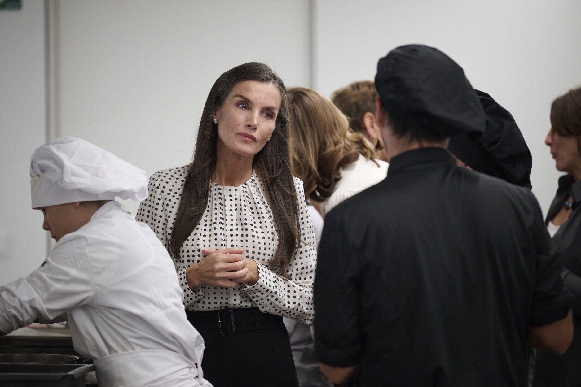 Fotos de la visita de la reina Letizia al CIP FP Lumbier IIP