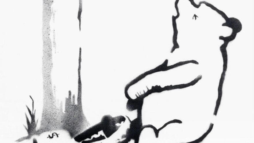 Dos cuadros que Banksy vendió por 45 euros se subastan por hasta 84.000