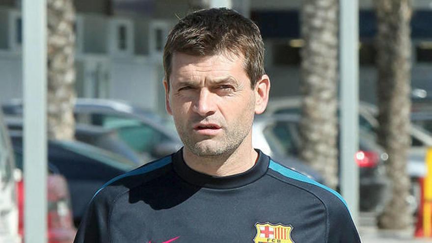 &#039;Tito&#039; Vilanova, entrenador del FC Barcelona.