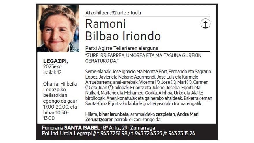 RAMONI BILBAO IRIONDO