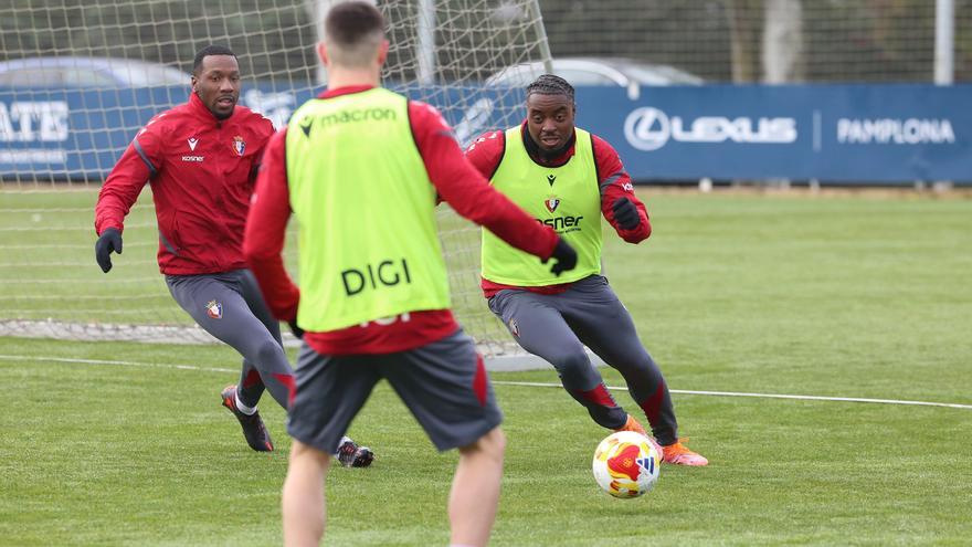 Osasuna prepara la Copa ante la Real Sociedad con Boyomo ya de vuelta