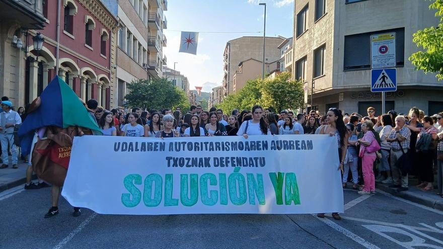 Concentración en Estella-Lizarra para recuperar la ubicación de las txoznas