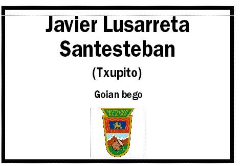 Javier Lusarreta Santesteban